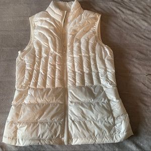 white puffer vest!